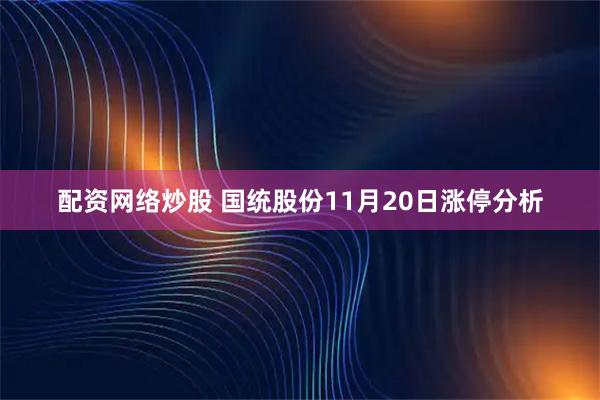 配资网络炒股 国统股份11月20日涨停分析